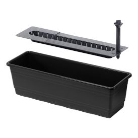 Rõdukast Orthex altkastmisega 55 cm, must