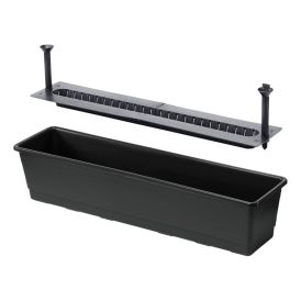 Rõdukast Orthex altkastmisega 75 cm, must