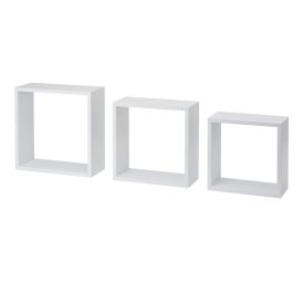 Seinariiulite komplekt Dolle Frame valge 3 tk