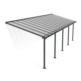 Terrassikatus Canopia Olympia hall/läbipaistev 3 x 9 m