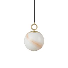 Rippvalgusti Halo Design Stockholm Ø18, pruun marmor