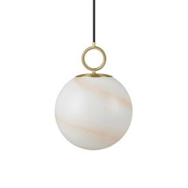 Rippvalgusti Halo Design Stockholm Ø25, pruun marmor