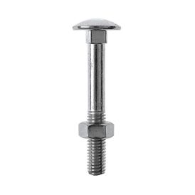 Puidupoldid mutriga Profi Depot ZN, DIN603, 6 x 40 mm, 100 tk