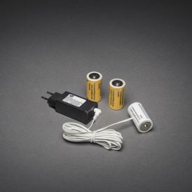 Patarei adapter Konstsmide 3 x LR14/C 1,5 V