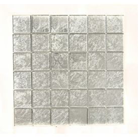 Klaasmosaiik Quadrat hõbedane 30 x 30 cm