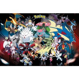Poster Rainders Pokemon - mega 051