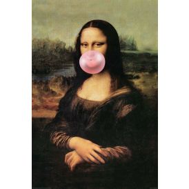 Poster Reinders 054 Mona Lisa Bubblegum