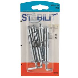 Konksude jatüüblite komplekt 5 x 65 mm