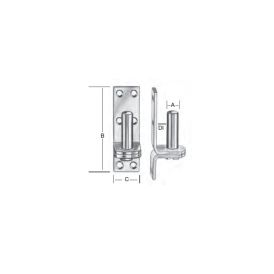 Hinge tapp 126 x 40 mm