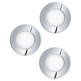 Süvistatav kohtvalgusti Fueva 1 3 tk/pakk, kroom 85 mm