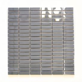 Mosaiik Silver Steel läikiv 29,8 x 30 cm