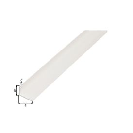 Nurgaprofiil plast valge 40 x 10 x 2000 mm