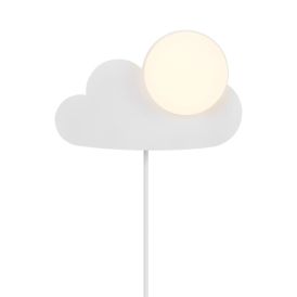 Seinavalgusti Nordlux Skyku Cloud valge
