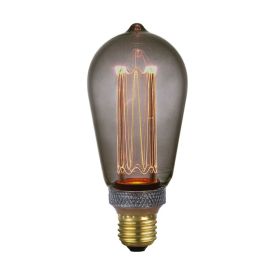 LED- dekoratiivlamp  Halo Design Drop E27, suitsuklaas