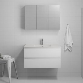 Valamukapp Riva Camden 90 cm valge