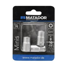 Padrunvõtmete komplekt Matador E8 - E11
