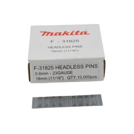 PIN naelad Makita 0,6 x 30 mm 23ga teras 10000 tk