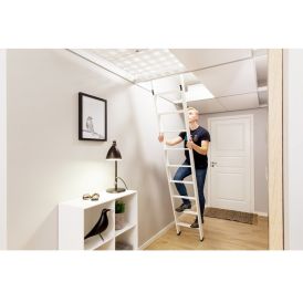 Pööningutrepp Dolle 2-osaline Valge