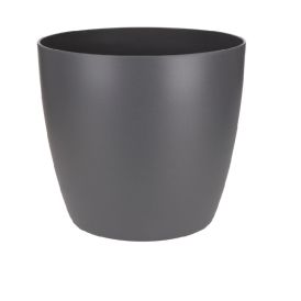 Ümbrispott Round Mini Ø 7 cm, tumehall