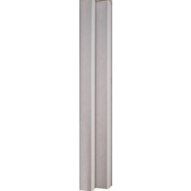 Voldikukse President lisalamell 140 x 2050 mm, valge saar