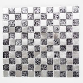 Klaasmosaiik Crystal Mix XAM A851, 32,7 x 30,2 cm
