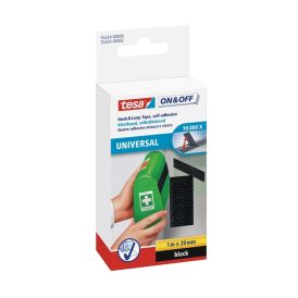 Takjateip tesa® On&Off Universal must 1 m x 20 mm