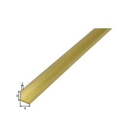 Nurkprofiil messing 10 x 10 x 1000 mm