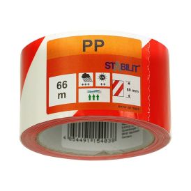 Ohulint Stabilit punane-valge 50 mm 66 m