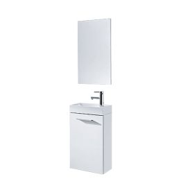 Vannitoamööbel Riva Pocket valge 40 cm