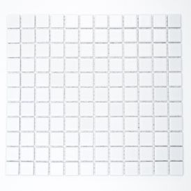 Keraamiline mosaiik 33 x 30,2 cm valge matt