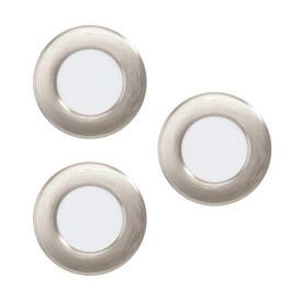 Süvistatavad kohtvalgustid Eglo Fueva 5 LED Ø 86 mm, teras 3-osaline