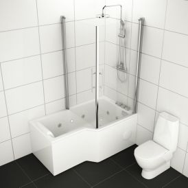 Dušinurga magnetprofiilide komplekt Camargue Skärgård must 162,5 cm