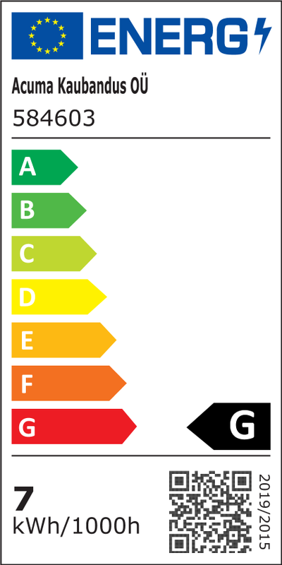 Energietikett