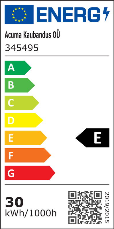 Energietikett