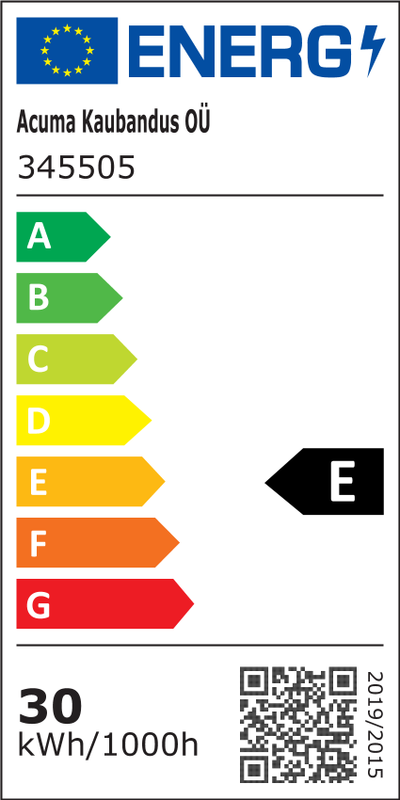Energietikett