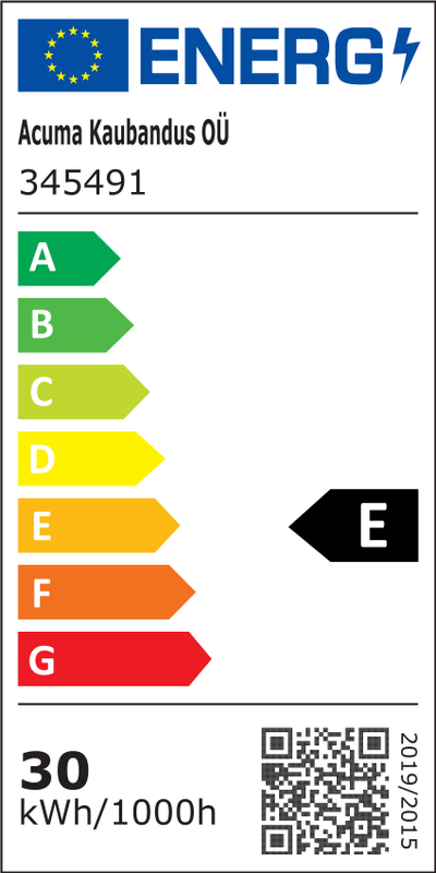 Energietikett