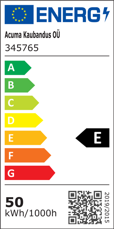 Energietikett