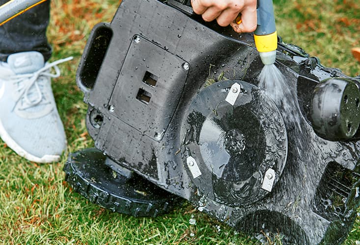 Muruniidukit saab ka survepesuriga pesta